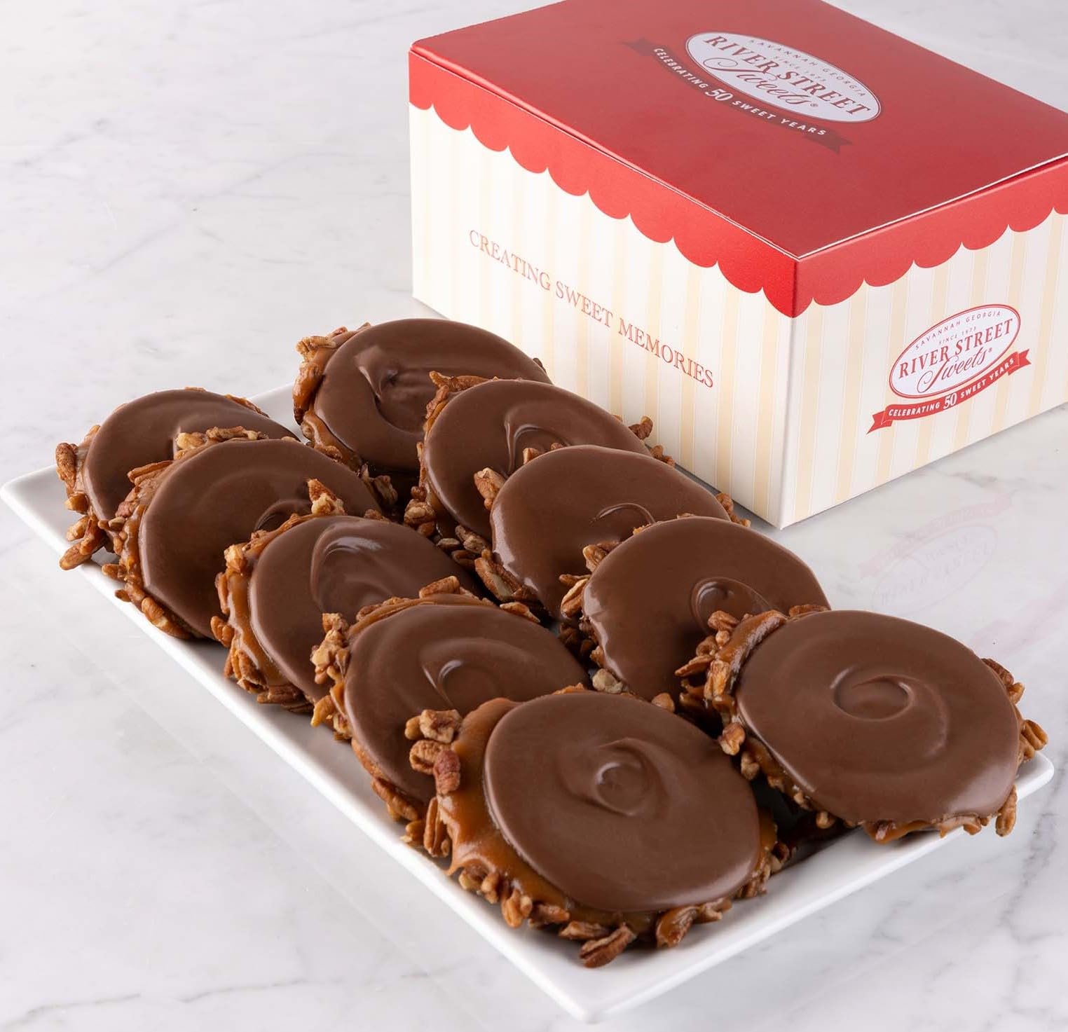 Premium Milk Chocolate Bear Claws - Classic Deluxe 18-Piece Gift Box | Handmade Gourmet Chocolates by River Street Sweets | Perfect for Holidays, Parties & Sweet Gifts