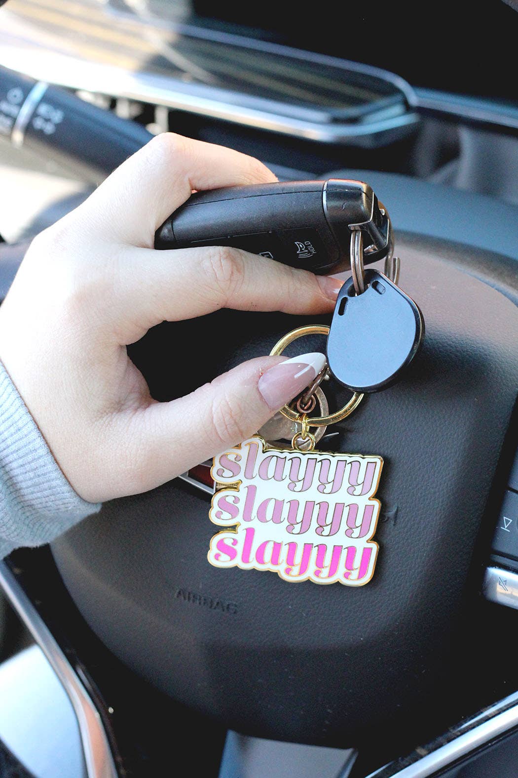 Stylish Slay Keychain - Trendy Fashion Accessory for Bags, Wallets & Keys | Perfect Gift for Women & Teens
