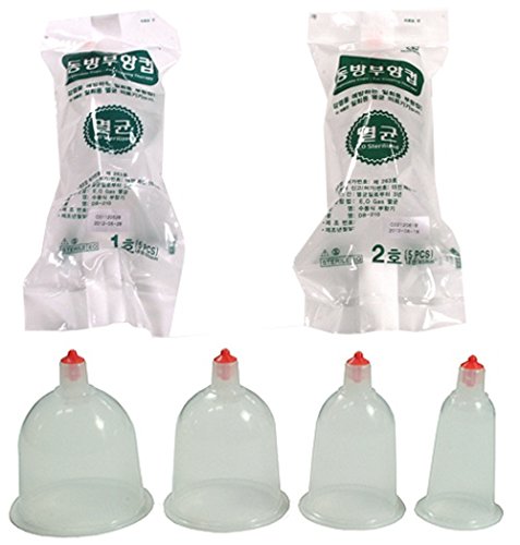Disposable Cupping Therapy Cups - 45mm Diameter - Hygienic & Single-Use - Perfect for Home Acupuncture, Massage Therapy, and Pain Relief