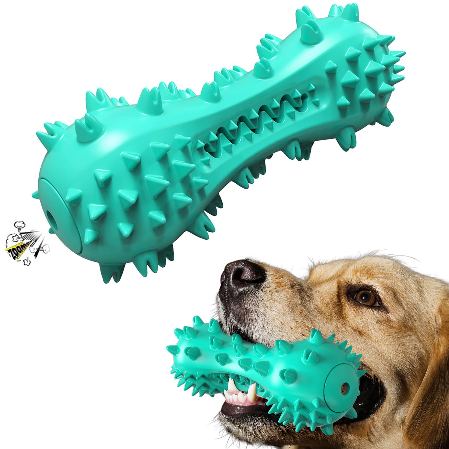 **Carllg Indestructible Puppy Teething Chew Toys for Aggressive Chewers - Durable Dog Toothbrush & Squeaky Interactive Toy for Small, Medium & Large Breeds - Perfect for Puppy Teething Relief & Playtime Fun**