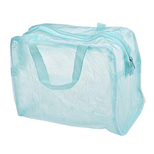 Portable Cosmetic & Toiletry Travel Organizer Bag - Waterproof Makeup Pouch for Women (2 Pack, Green) | Perfect for Airplane Carry-on, Gym Essentials & Vacation Packing