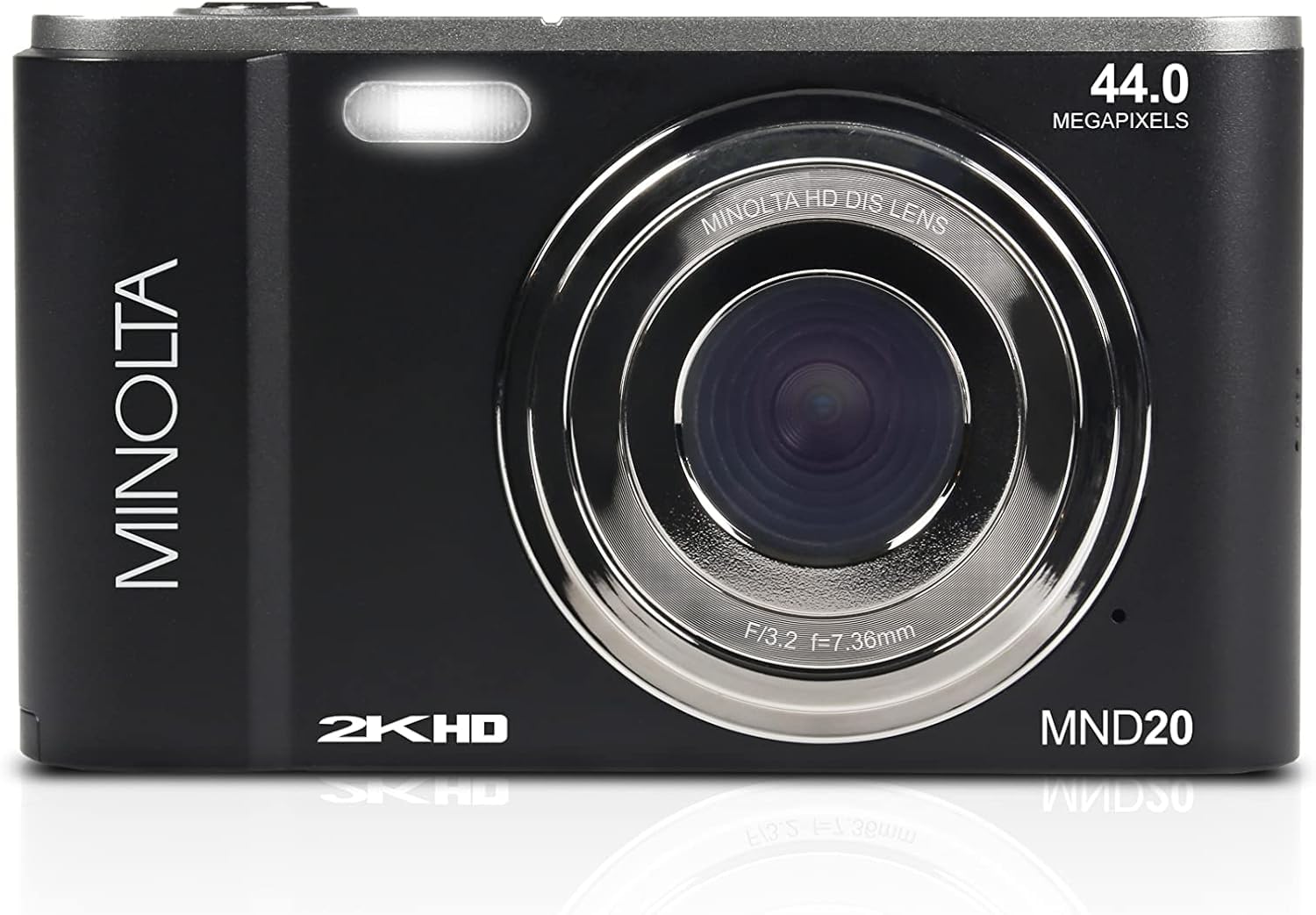 Minolta MND20 44MP Digital Camera - 2.7K Ultra HD Video, 3.0