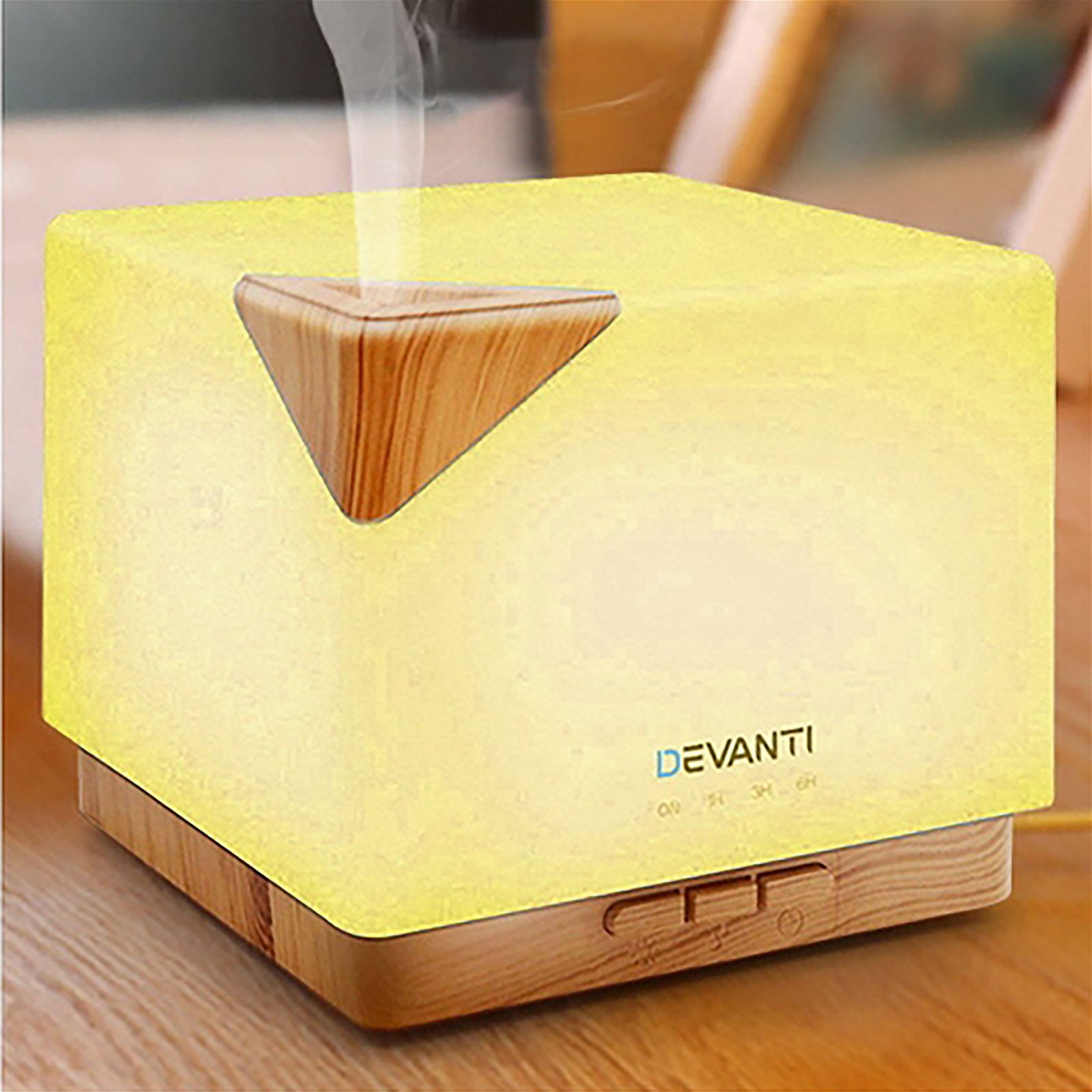 DEVANTi 600ml Aroma Diffuser, Essential Oil Diffuser with Humidifier & Night Light - Perfect for Home, Office, Yoga & Relaxation