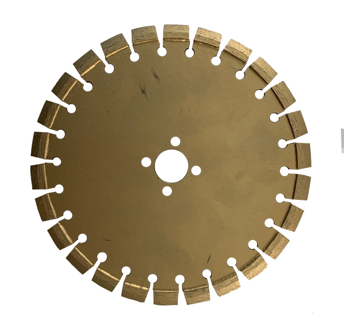 7 Inch Gold Crack Chaser Blade - Professional Concrete Repair Tool for Driveways, Sidewalks & Floors - Durable Construction for Smooth Surface Finishing