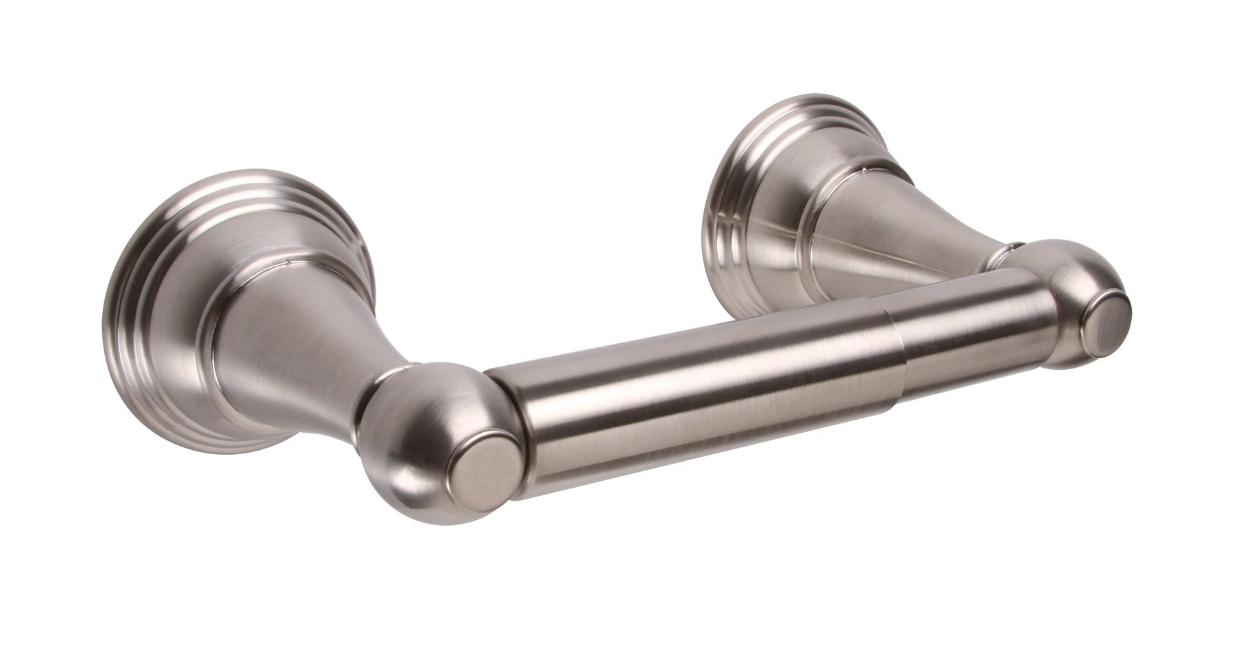 Premium 119290 Wellington Toilet Paper Holder - Brushed Nickel PVD Finish - Durable Bathroom Tissue Roll Stand for Modern Homes & Luxury Hotels
