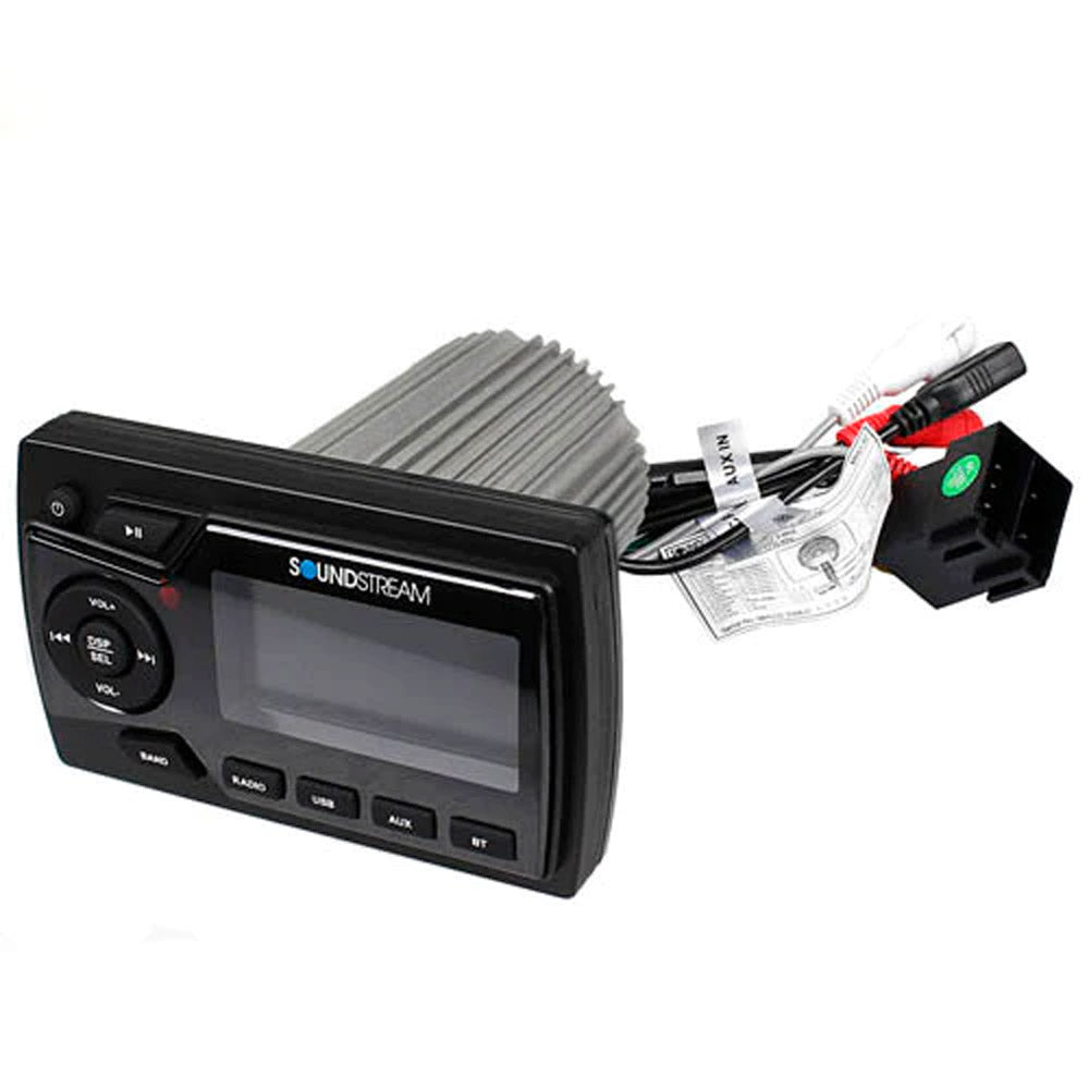 Soundstream MHU 32 Marine Grade Digital Media Player - Waterproof Bluetooth Stereo Receiver for Boats, Yachts & Outdoor Use