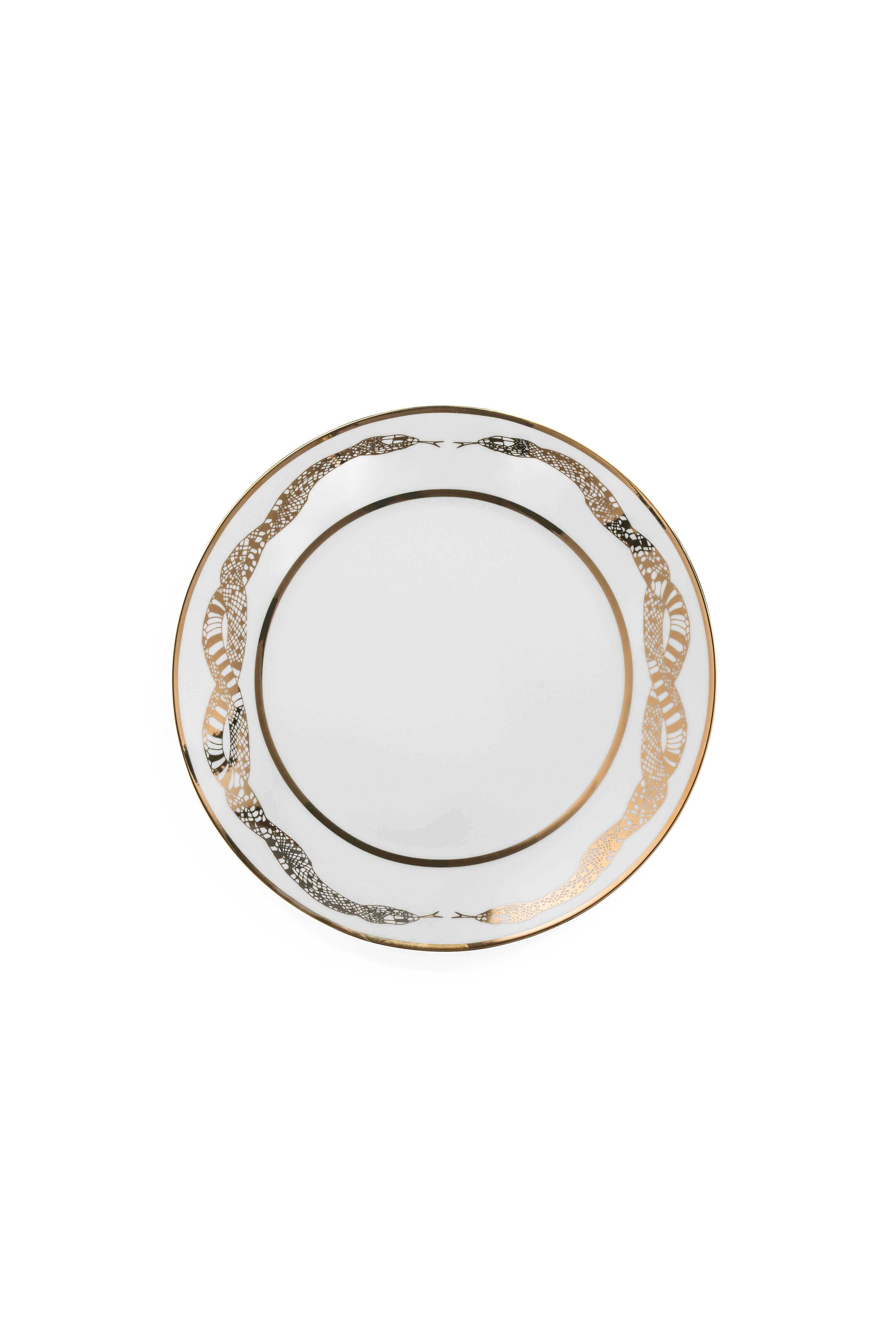 Premium Porcelain Dinner Plates - Elegant 10.5