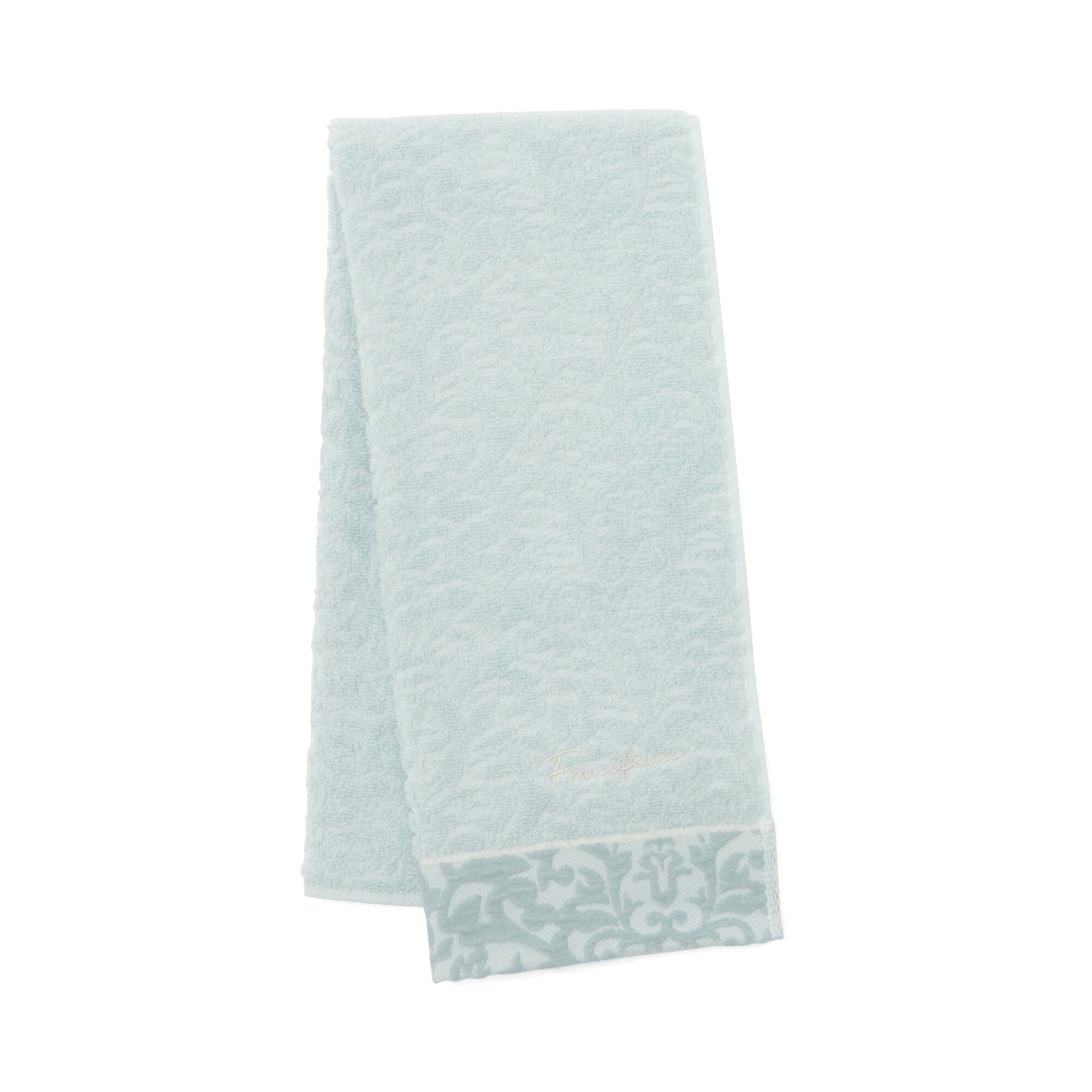 Antibacterial & Deodorizing Acanthus Face Towel - Soft & Absorbent Blue Facial Towel for Gym, Travel & Daily Skincare Routine