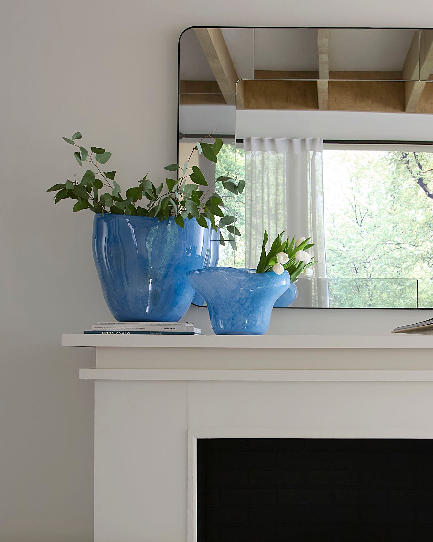 Modern Puddle Vase - Elegant Ceramic Flower Vase for Home Decor, Wedding Centerpieces & Tabletop Arrangements