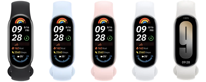 Xiaomi Mi Smart Band 9 International Version - Waterproof Fitness Tracker with Heart Rate Monitor, Sleep Tracking & 14-Day Battery Life - Perfect for Running, Swimming & Daily Activity Tracking