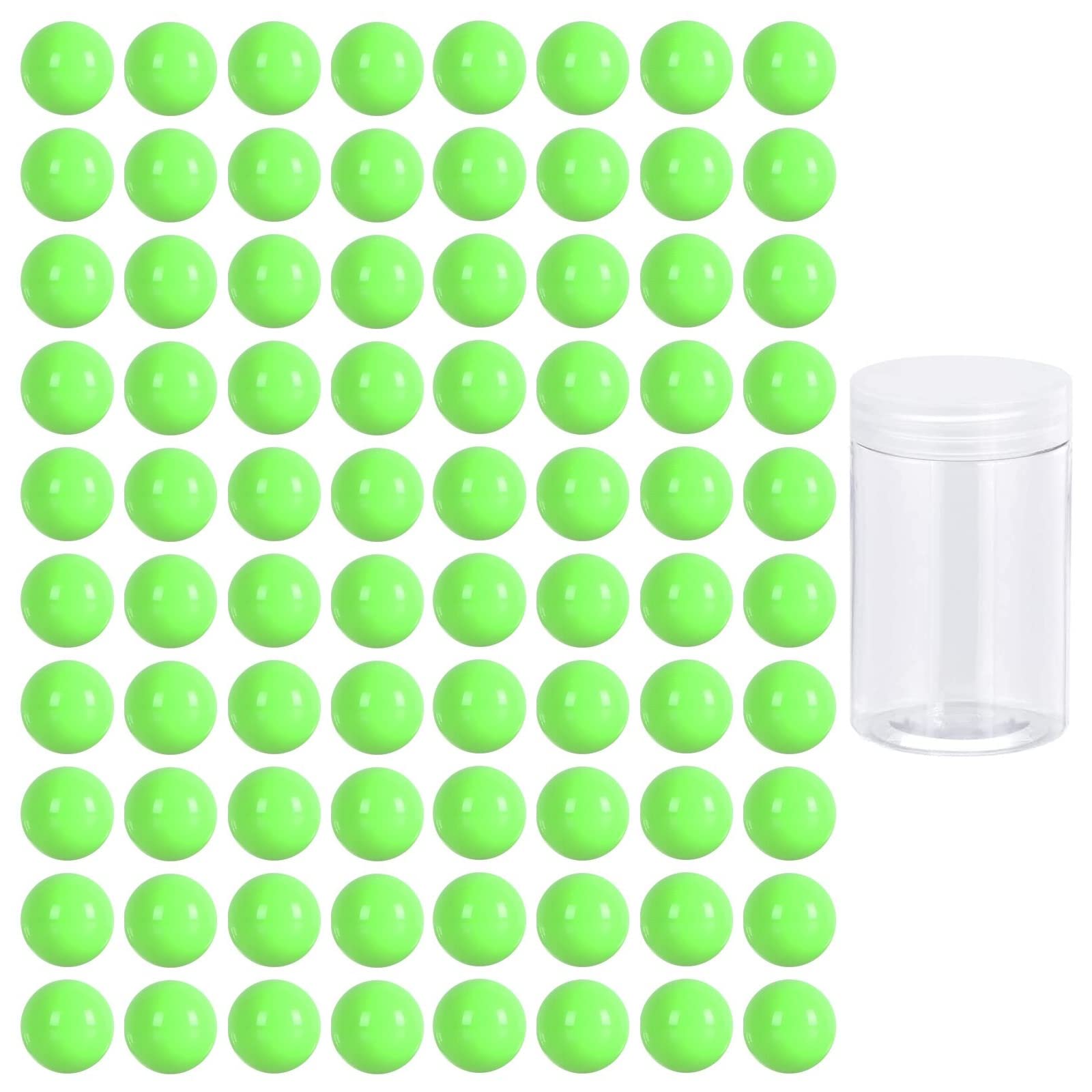80pcs Chinese Checker Replacement Balls - 14mm Acrylic Game Marbles for Traditional Board Games (Green) | Perfect for Family Game Night, Kids' Playtime & Classic Strategy Games