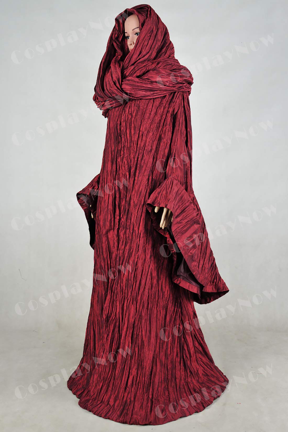 Melisandre Cosplay Dress - The Red Woman Costume for Halloween & Cosplay Events - Red Long Dress with Tailor-Made Fit - Perfect for Game of Thrones Fans & Medieval-Themed Parties