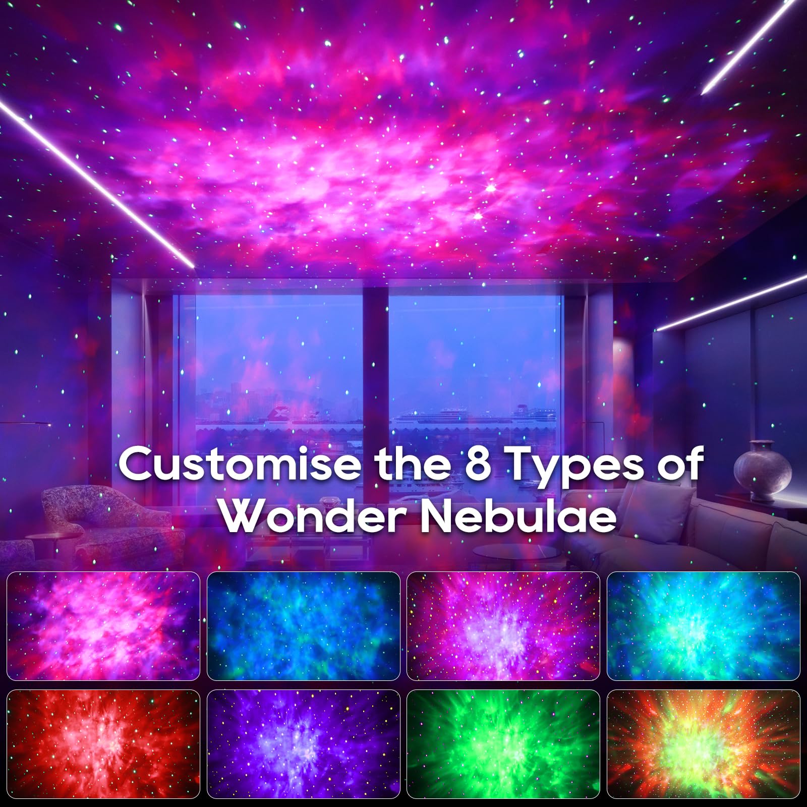 Galaxy Projector Star Light with Timer & Remote Control - Astronaut Night Light for Bedroom, Kids Room Decor - Perfect Gift for Teens, Children & Adults - Create Relaxing Atmosphere for Sleep, Meditation & Party Decorations