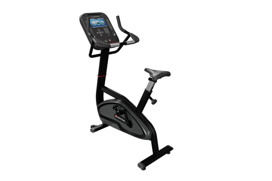 Star Trac 4 Series Upright Exercise Bike for Home Gym - Commercial Grade Cardio Equipment for Indoor Cycling & Fitness Training
