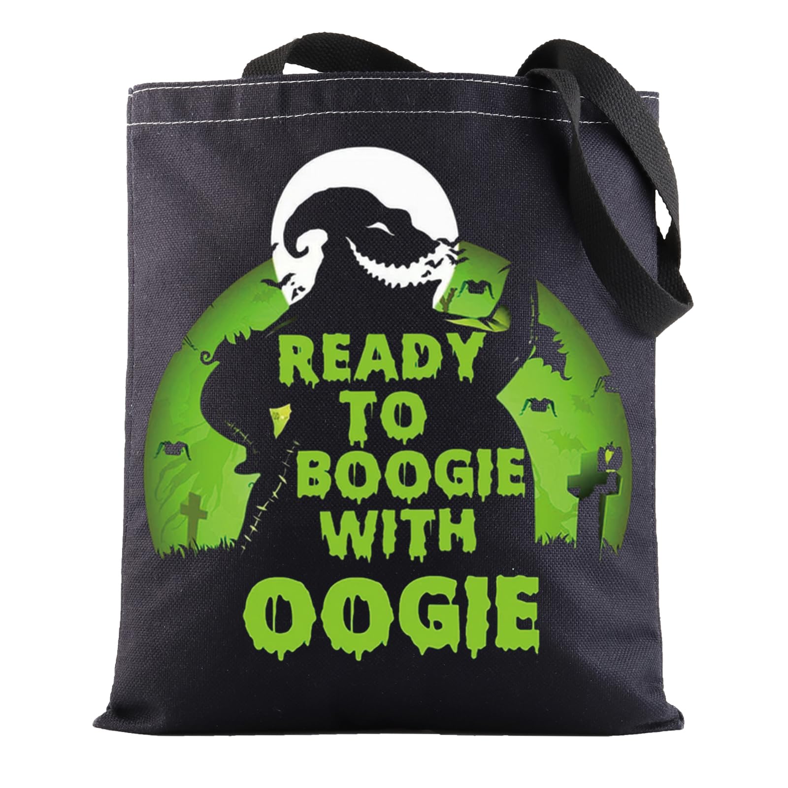 BWWKTOP Funny Oogie Boogie Cosmetic Makeup Bag - Inspired by The Nightmare Before Christmas - Perfect for Disney Fans, Halloween Gifts & Travel Toiletry Organizer - Great for Cosmetics Storage & Disney Themed Parties