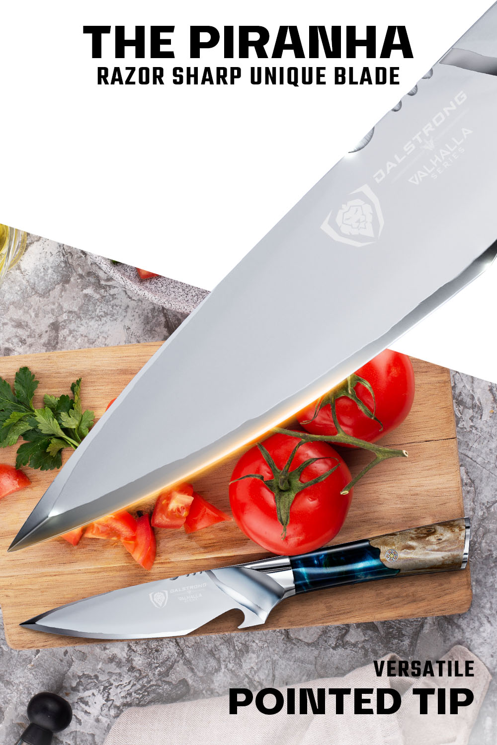 Dalstrong Valhalla Series BBQ Piranha Knife 6