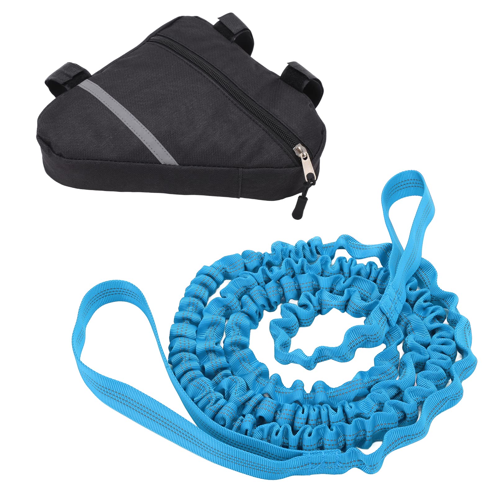 Bike Tow Rope Set - Heavy Duty Stretchable Mountain Bike Trailer Towing Cord for Outdoor Cycling & Bicycle Accessories | Perfect for Family Rides, Camping Trips & Adventure Tours