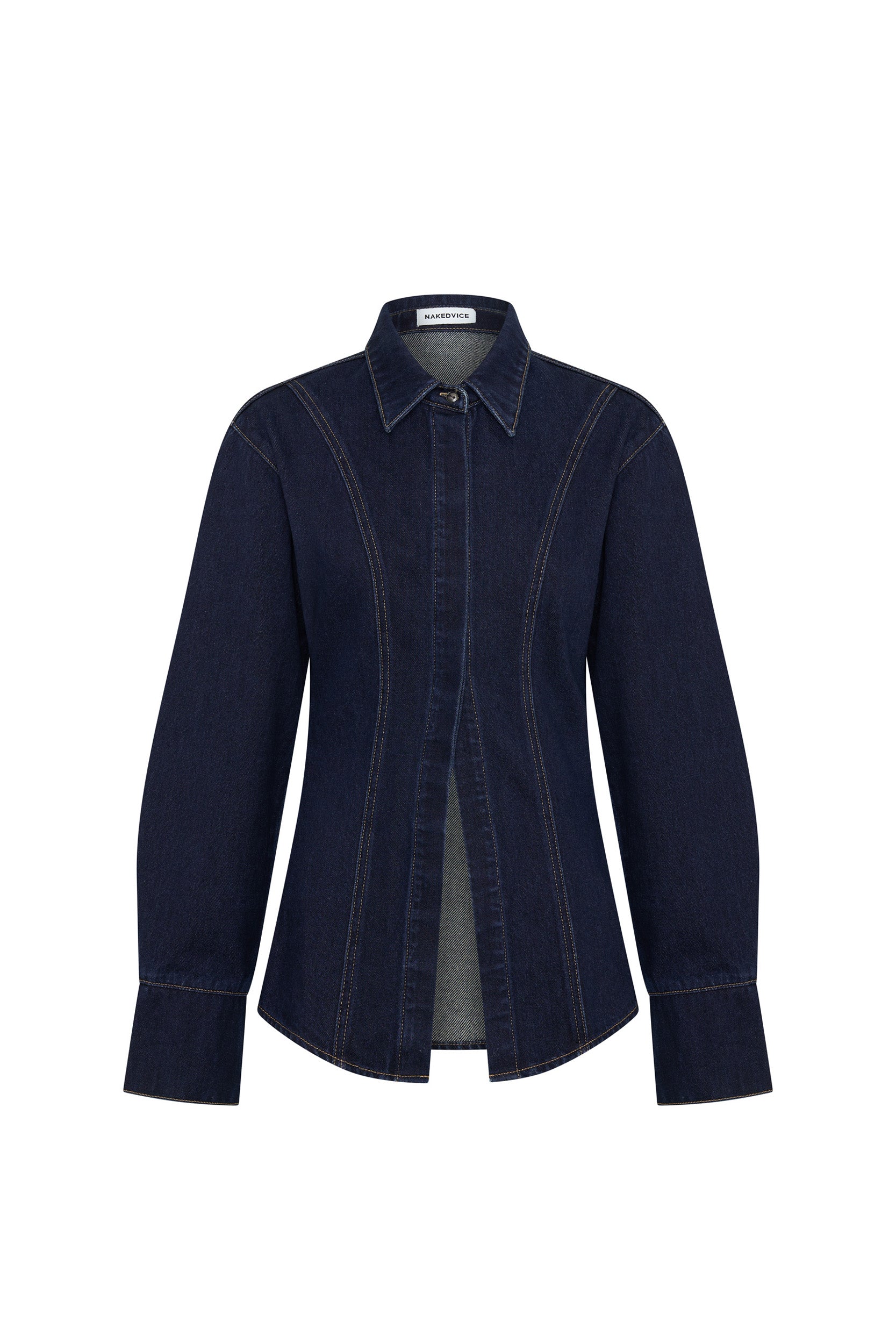 Premium Watson Dark Indigo Button-Down Shirt for Men | Comfortable & Stylish Casual Wear | Perfect for Office, Date Night & Outdoor Activities