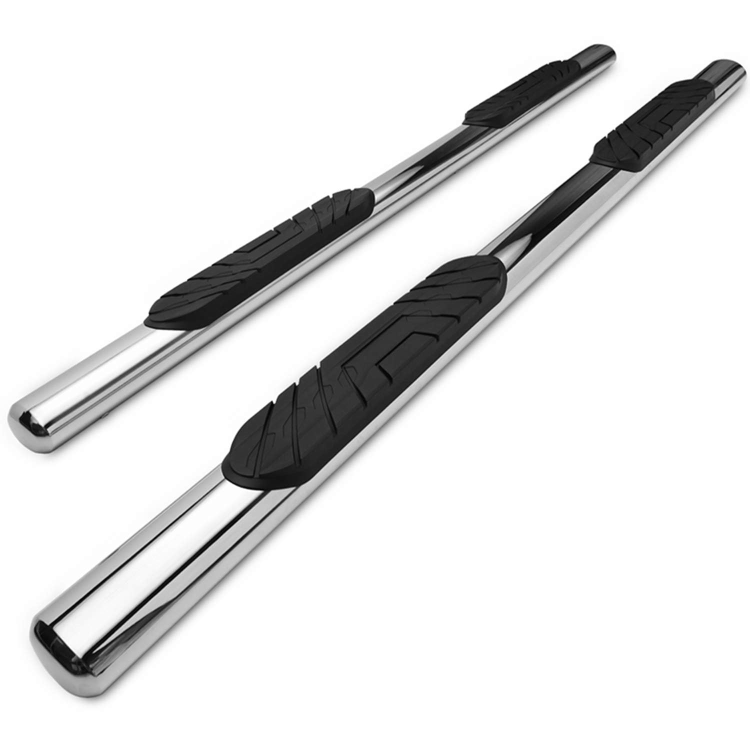 TAC Stainless Steel Chrome Side Steps Running Boards for 2019-2023 Ford Ranger SuperCrew - 4