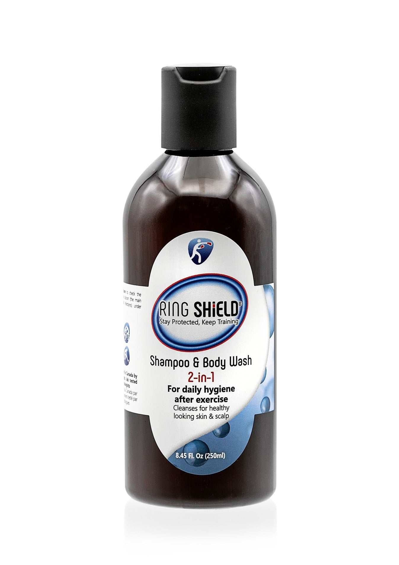 Ring Shield™ Shampoo & Body Wash for Men - Sulfate-Free, Moisturizing Hair & Skin Cleanser - Perfect for Gym, Travel & Daily Use