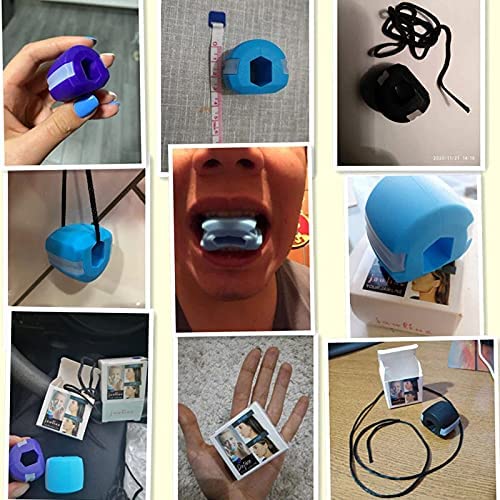 MSA Jawline Exerciser Tool for Men & Women - Silicone Face Neck Toner & Shaper Chew Ball for a Younger, Healthier Look - Perfect for Home Workouts, Fitness Routines & Facial Toning