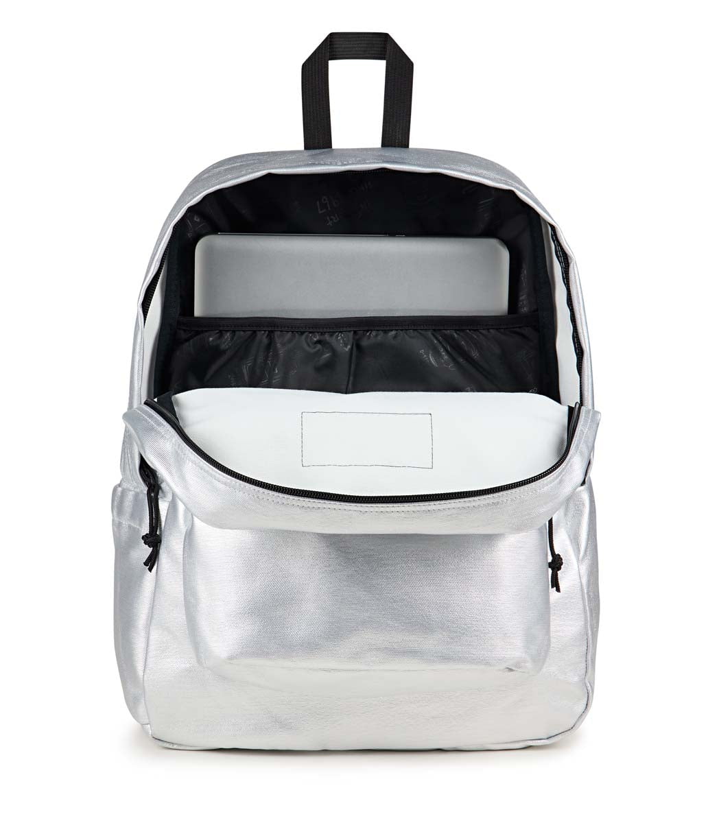 JanSport SuperBreak Plus FX Backpack - Lightweight Laptop Backpack for School & Travel, Surreal Shine Design - Perfect for College Students, Commuters & Daily Use