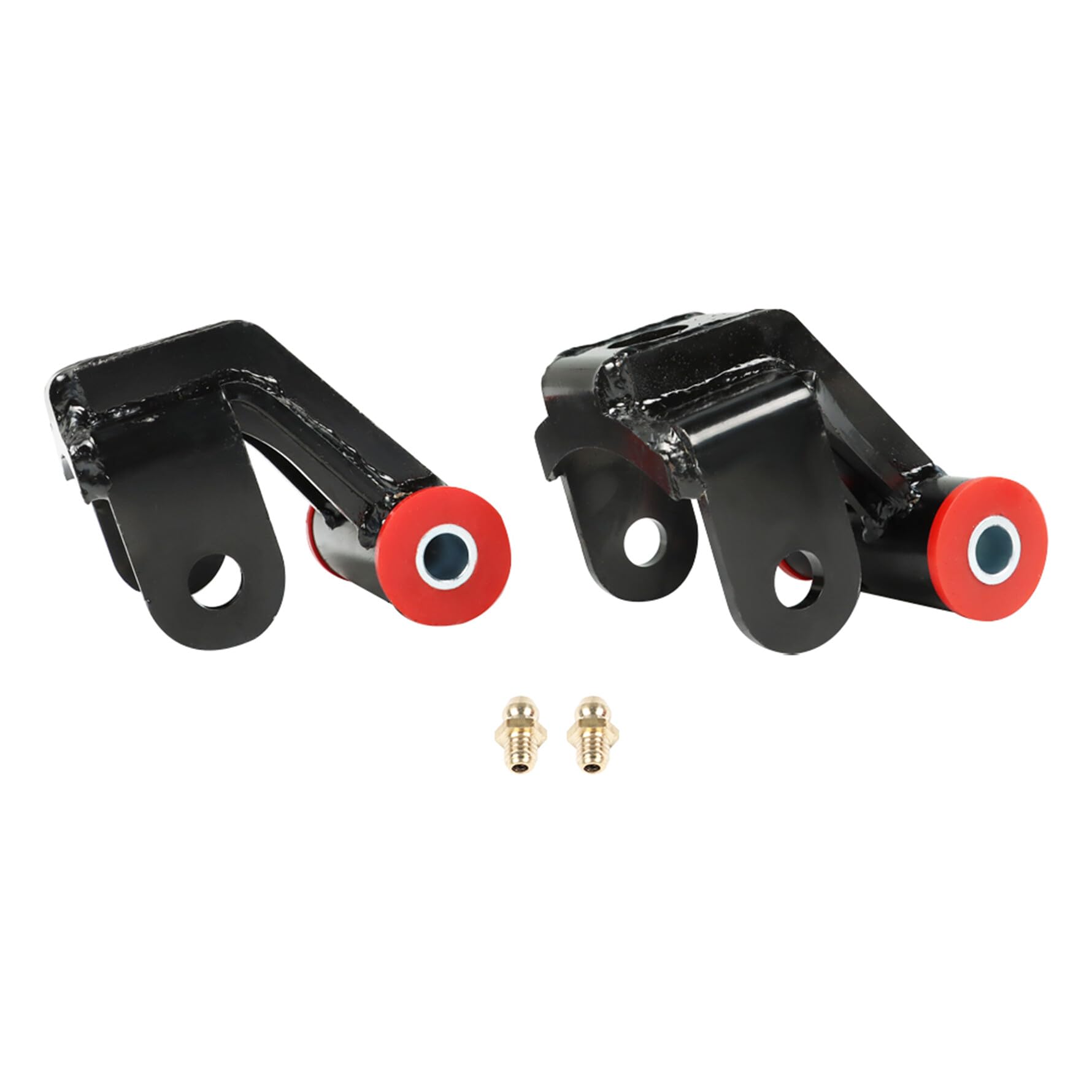Munirater 2-Inch Leveling Kit & Drop Lowering Shackles for 2003-2013 Ram 1500/2500/3500 2WD/4WD Trucks - Heavy Duty Suspension Upgrade for Improved Ride Height & Towing Performance