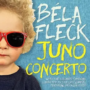 Bela Fleck Juno Concerto Vinyl LP Record - Limited Edition Blue Vinyl for Audiophiles & Jazz Lovers, Perfect for Home Listening & Music Collection Displays