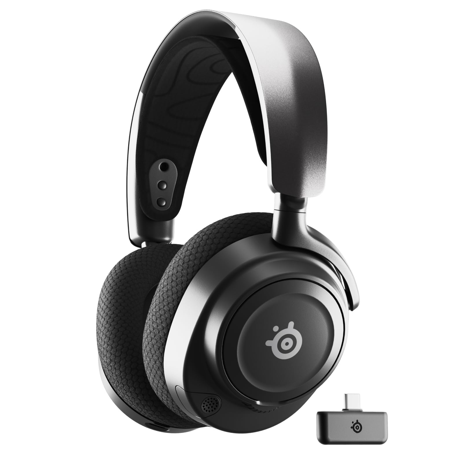 SteelSeries Arctis Nova 7 Wireless Gaming Headset - Multi-Platform (PC, PS5, Switch, VR, Mobile) - Dual Bluetooth & 2.4GHz Connectivity - 38H Battery Life - ClearCast Gen2 AI Mic - Perfect for Competitive Gaming & Streaming