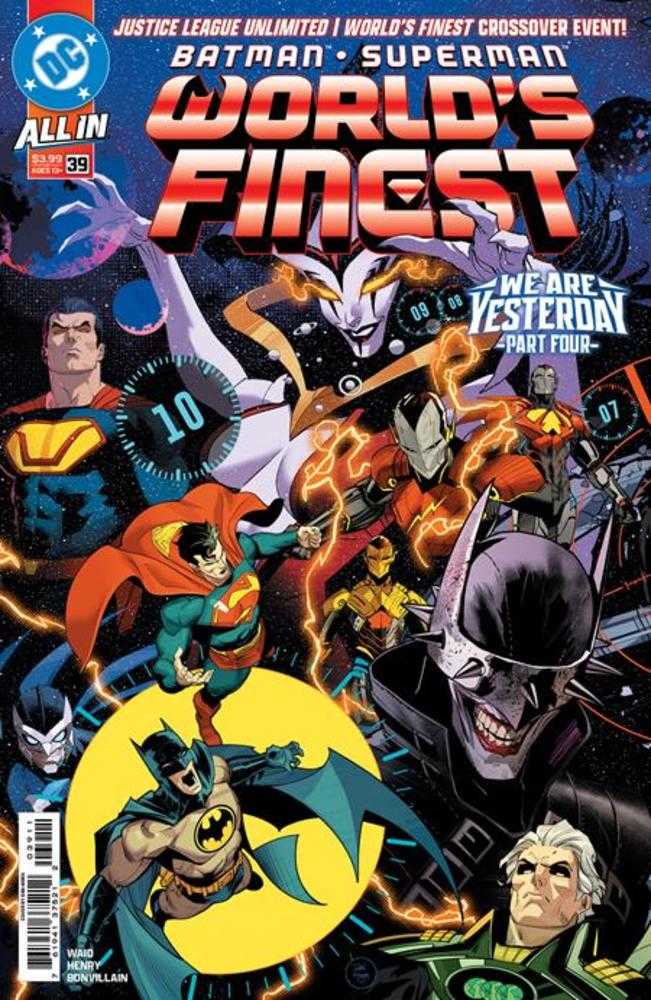 Batman Superman Worlds Finest #39 Cover A Dan Mora Connecting Comic Book - DC Superhero Collectible for Fans & Investors - Perfect for Display, Gifts & Comic Collections
