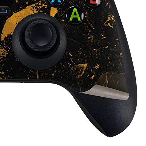 Premium Skinit Decal Gaming Skin for Xbox Series X Controller - Elegant Black & Gold Marble Design | Custom Protective Cover for Enhanced Grip & Style | Perfect for Gaming Enthusiasts & Collectors
