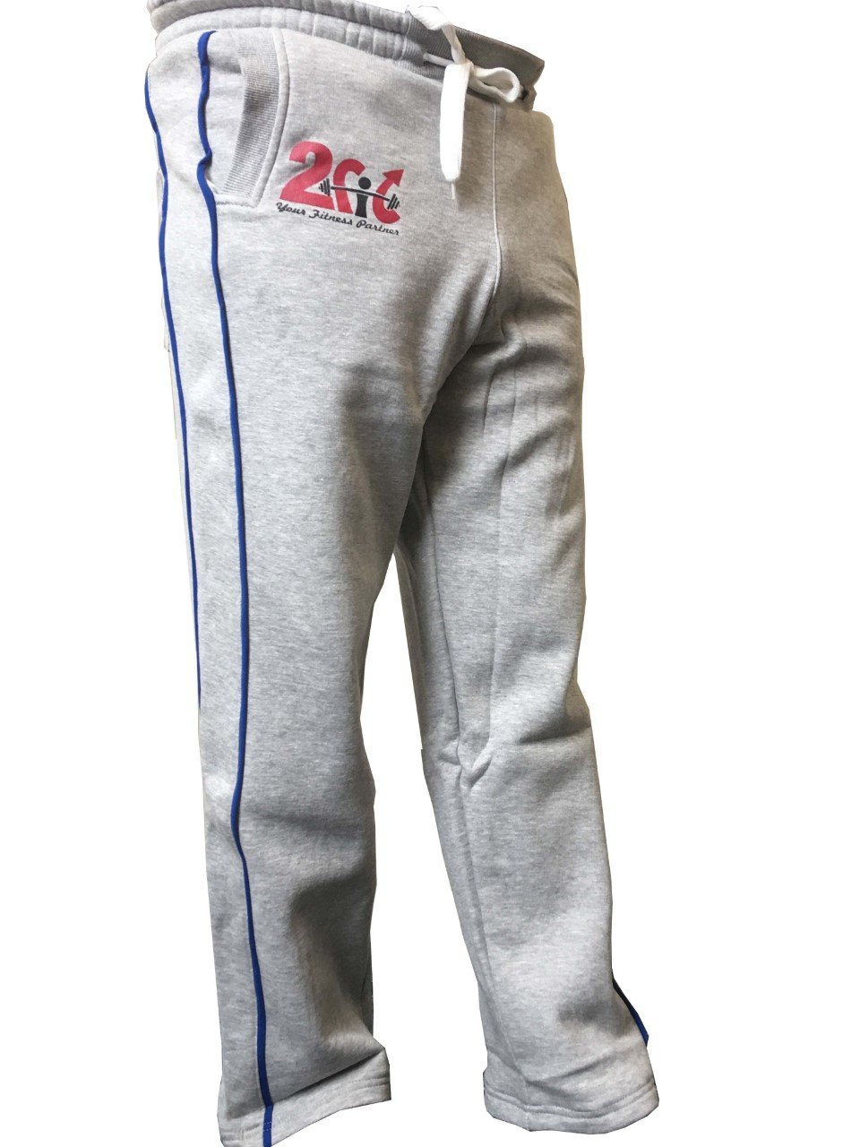 2Fit Men's Fleece Joggers - Soft Gym Sweatpants for Running, Boxing & MMA Training | Comfortable Workout Fleece Trousers for Fitness & Lounge | Small Size