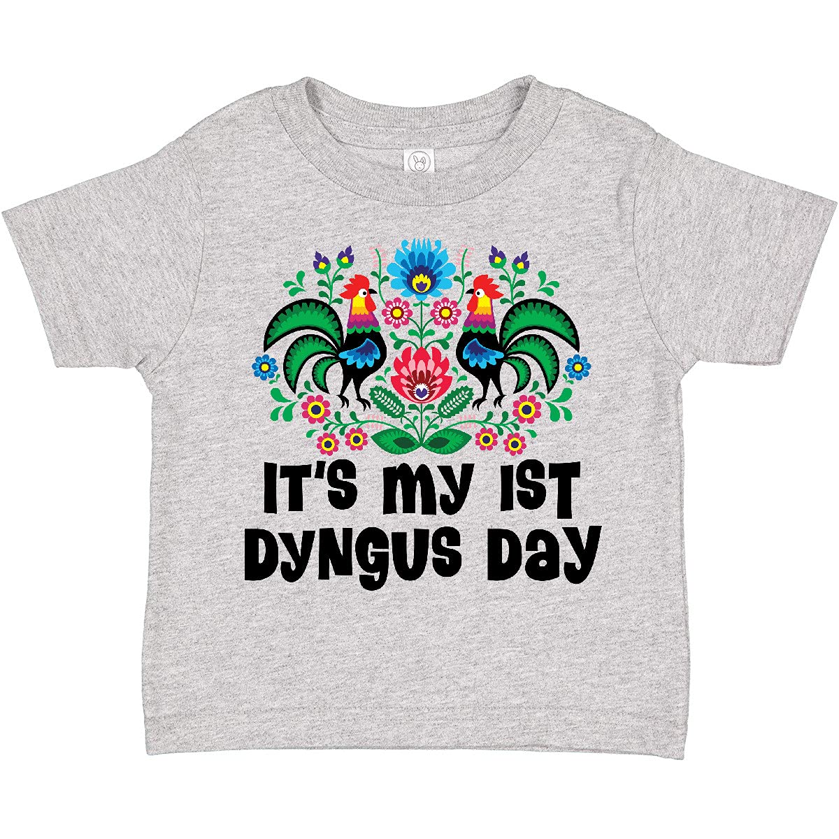 Inktastic Dyngus Day Baby's 1st Polish Toddler T-Shirt - Cute Polish-American Cultural Outfit for Easter Monday Celebrations & Family Gatherings