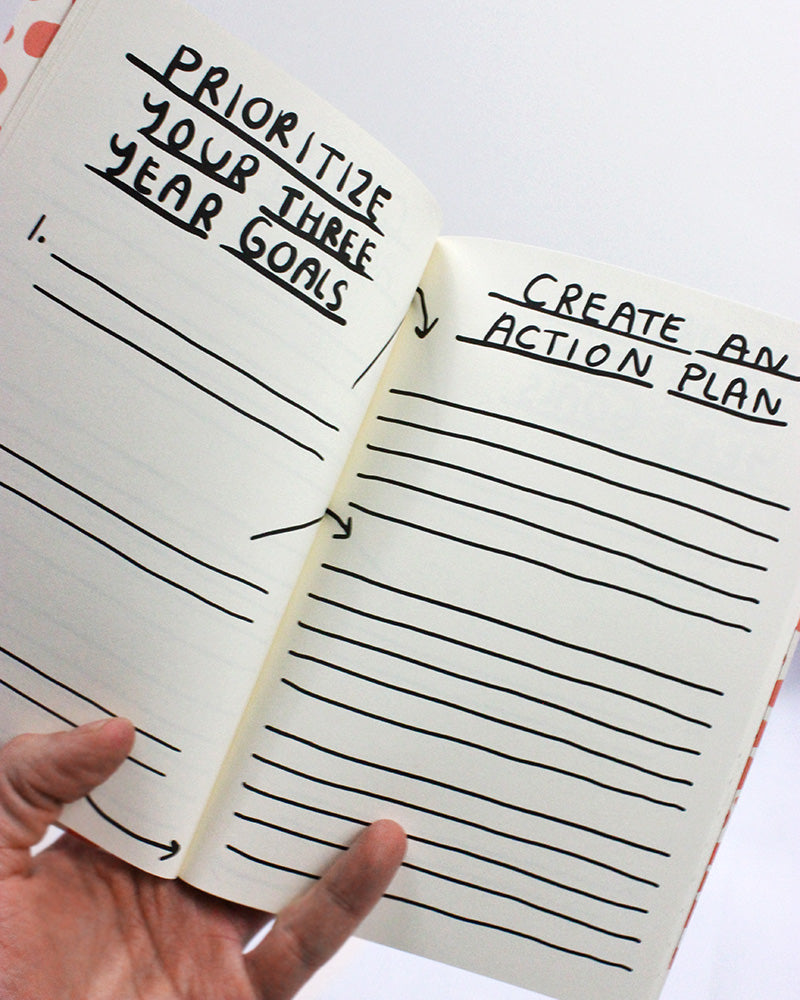 Make It Happen Guided Journal - Daily Planner & Goal Setting Notebook for Personal Growth & Productivity - Perfect for Self-Reflection, Mindfulness & Manifestation