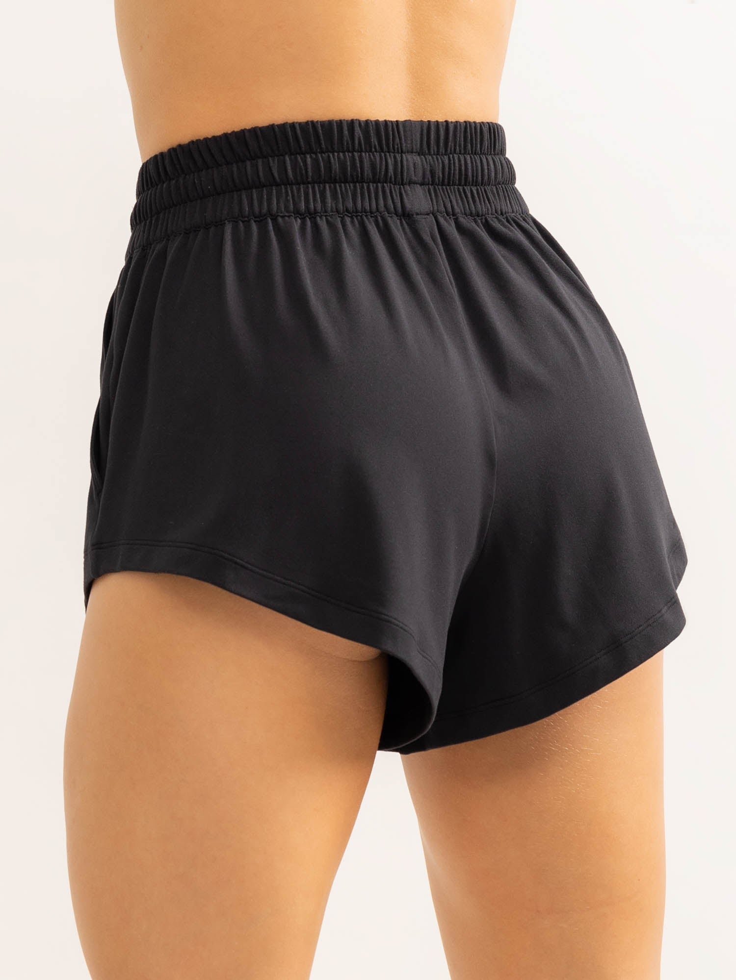 Soft Tech Shorts for Men - Breathable & Comfortable Black Athletic Shorts - Perfect for Running, Gym, and Casual Wear