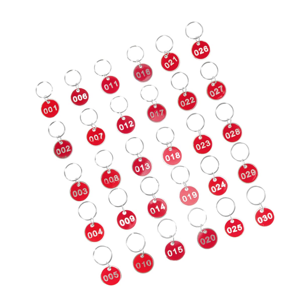 GALPADA Metal Luggage Tags with Key Rings - Durable Travel Baggage Identifiers & Number Plates for Suitcases, Backpacks, and Storage Organization - Perfect for Airports, Hotels, and Business Trips