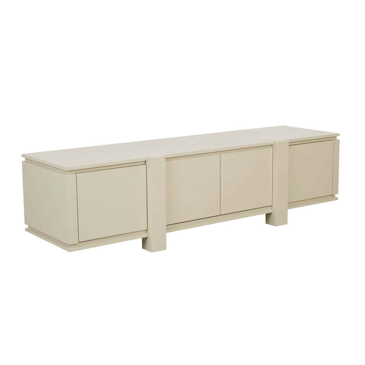 Artie Geo Entertainment Unit - Modern TV Stand with Storage for Living Room, Bedroom & Home Theater - Perfect for Organizing Media Devices & Decor