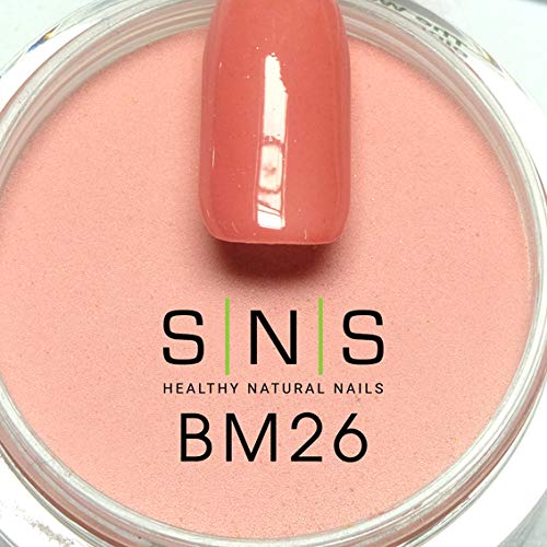 SNS Nail Dip Powder - Hibiscus Orange Coral Gelous Dipping Powder for Long-Lasting Acrylic Nails | 14 Days Wear | Odor-Free, No UV Lamp Needed | 1oz | Perfect for Home Manicures, Salon Nail Art & DIY Nail Designs