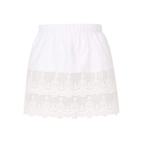 Lace Hem White