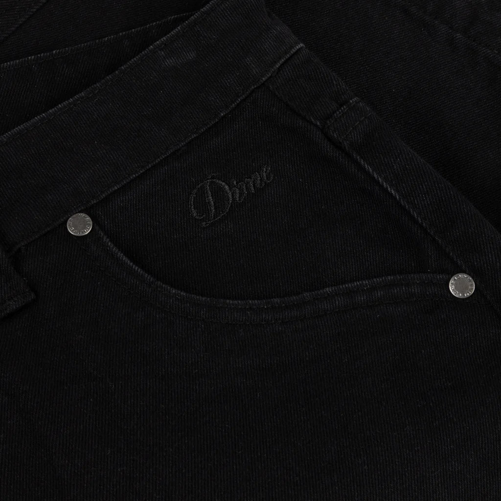 **Men's Carpenter Denim Shorts - Black | Durable Workwear & Casual Style for DIY, Construction & Outdoor Activities**
