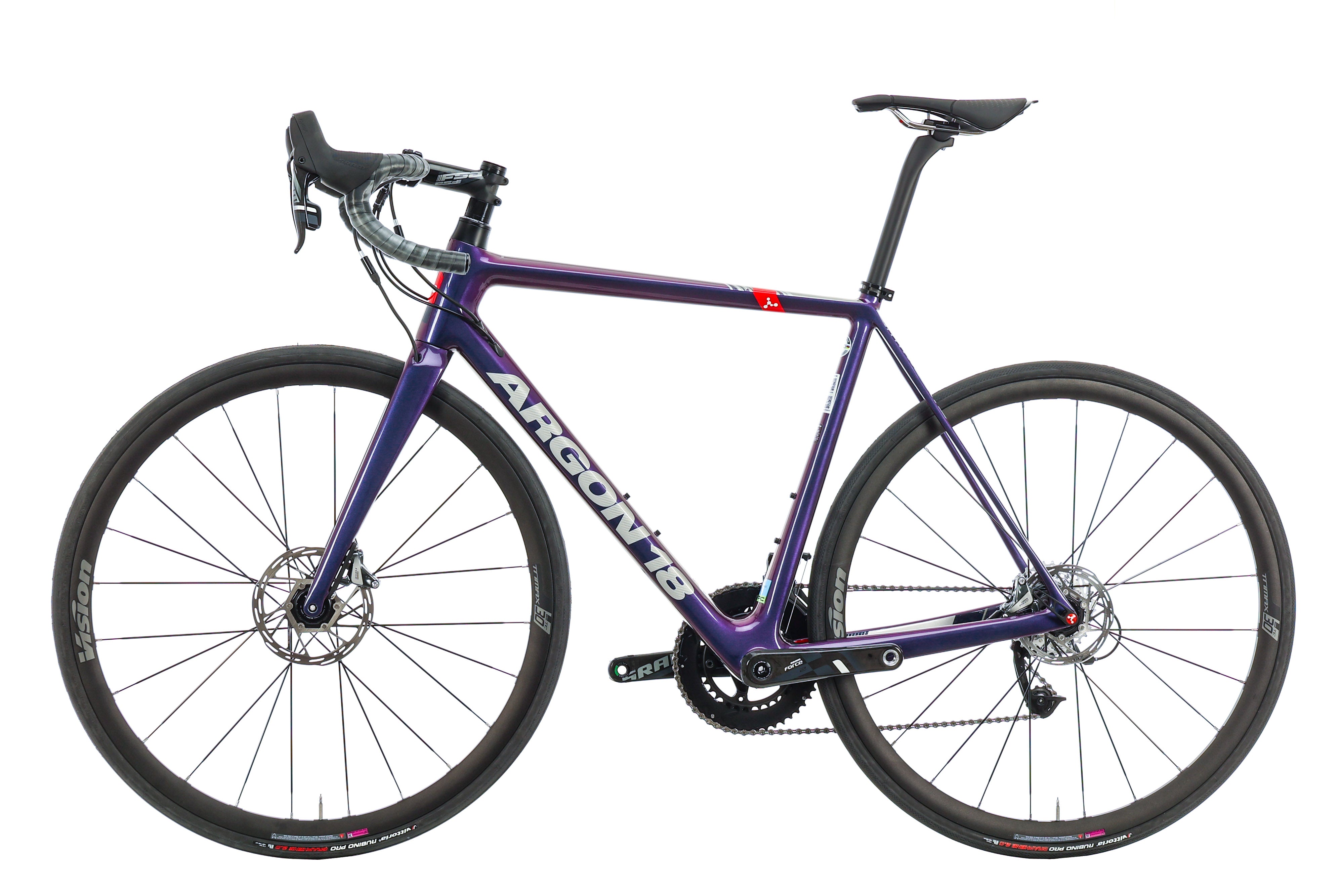 Argon 18 Gallium Disc SRAM Force 22 Road Bike - 2023 Model, Medium Size | Lightweight Carbon Frame for Racing & Endurance | Perfect for Competitive Cyclists & Long-Distance Rides