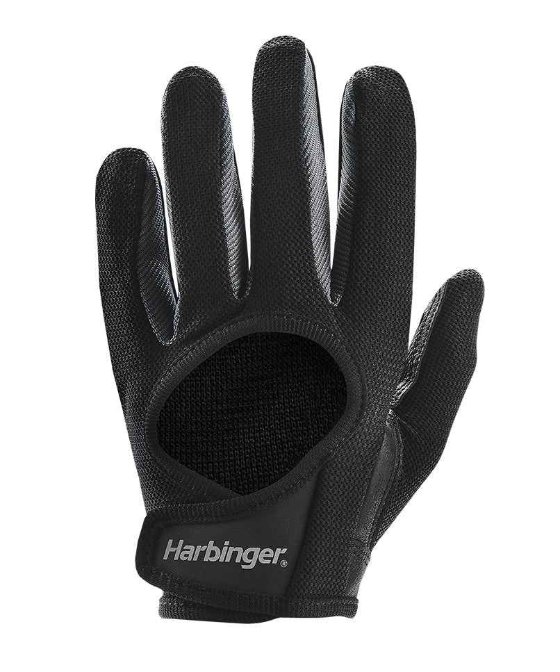 Women's Full Finger Work Gloves - Power Protect Black for Gardening, Construction & Outdoor Activities