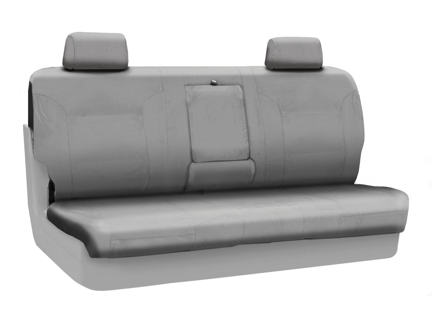 Custom Fit Ballistic Seat Cover for Ford F-Series Trucks - Front Bench Seat Protection in Light Gray | Durable & Waterproof for Work & Off-Road Use
