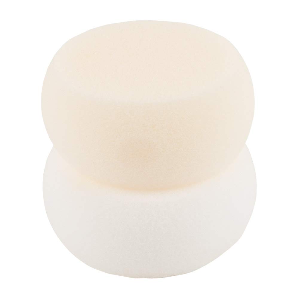 Junior Joy Top n Tail Baby Bath Bowl with 2 Sponges & Cream - Newborn & Infant Bathing Essential - Lightweight Durable 50x50cm Bowl - Perfect for Gentle Face & Body Cleaning During Bath Time