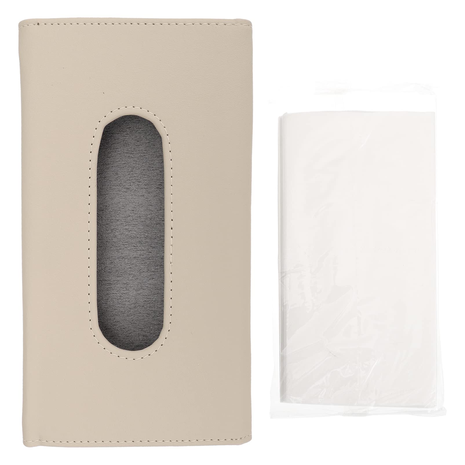 DOITOOL Car Sun Visor Tissue Box Holder - Universal Car Napkin & Tissue Dispenser for Toyota, Honda, Ford - Perfect for Road Trips, Commuting & Family Travel