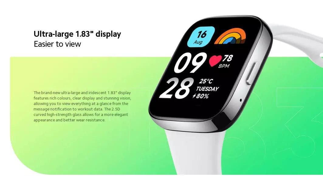 Xiaomi Redmi Watch 3 Active Smartwatch - Fitness Tracker with Heart Rate Monitor, Sleep Tracking, 1.83