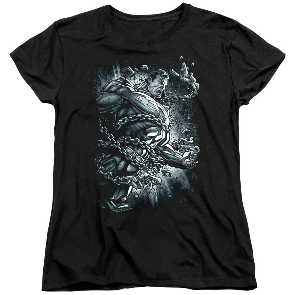 Superman Break Free Women's T-Shirt | Graphic Tee for Superhero Fans | Casual Wear & Cosplay Outfit