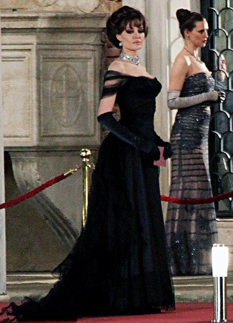 Elegant Black Off Shoulder Birthday Party Dress J3825 - Perfect for Prom, Evening Gala & Special Occasions