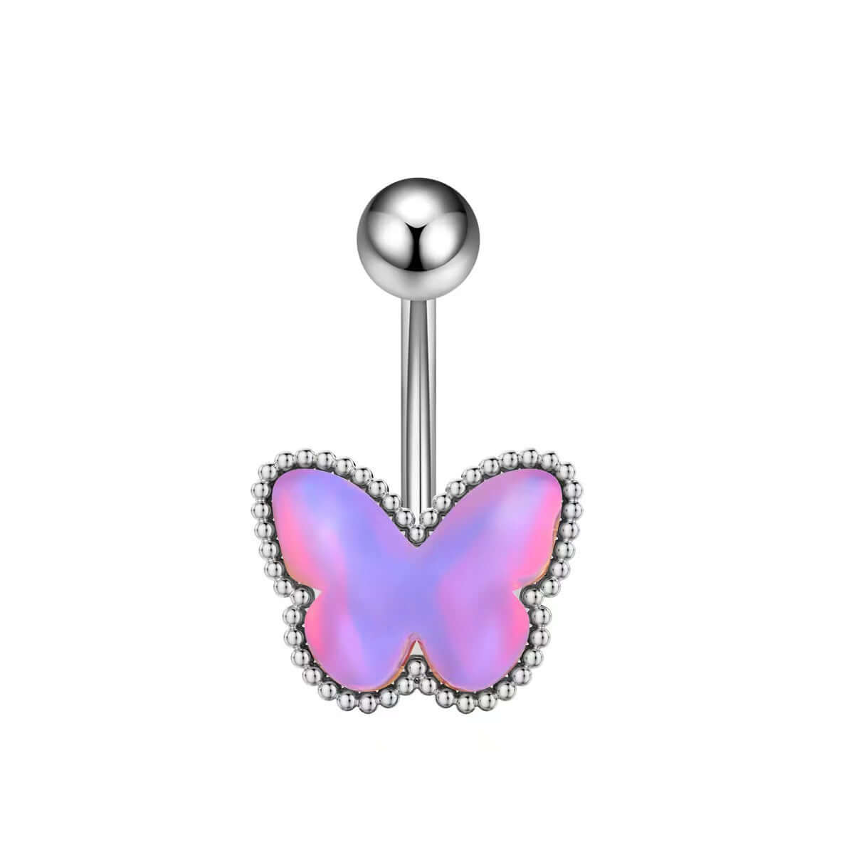 Glow in the Dark Belly Button Rings - Moon Star Design | Body Jewelry for Women | Perfect for Night Parties, Raves & Unique Fashion Looks