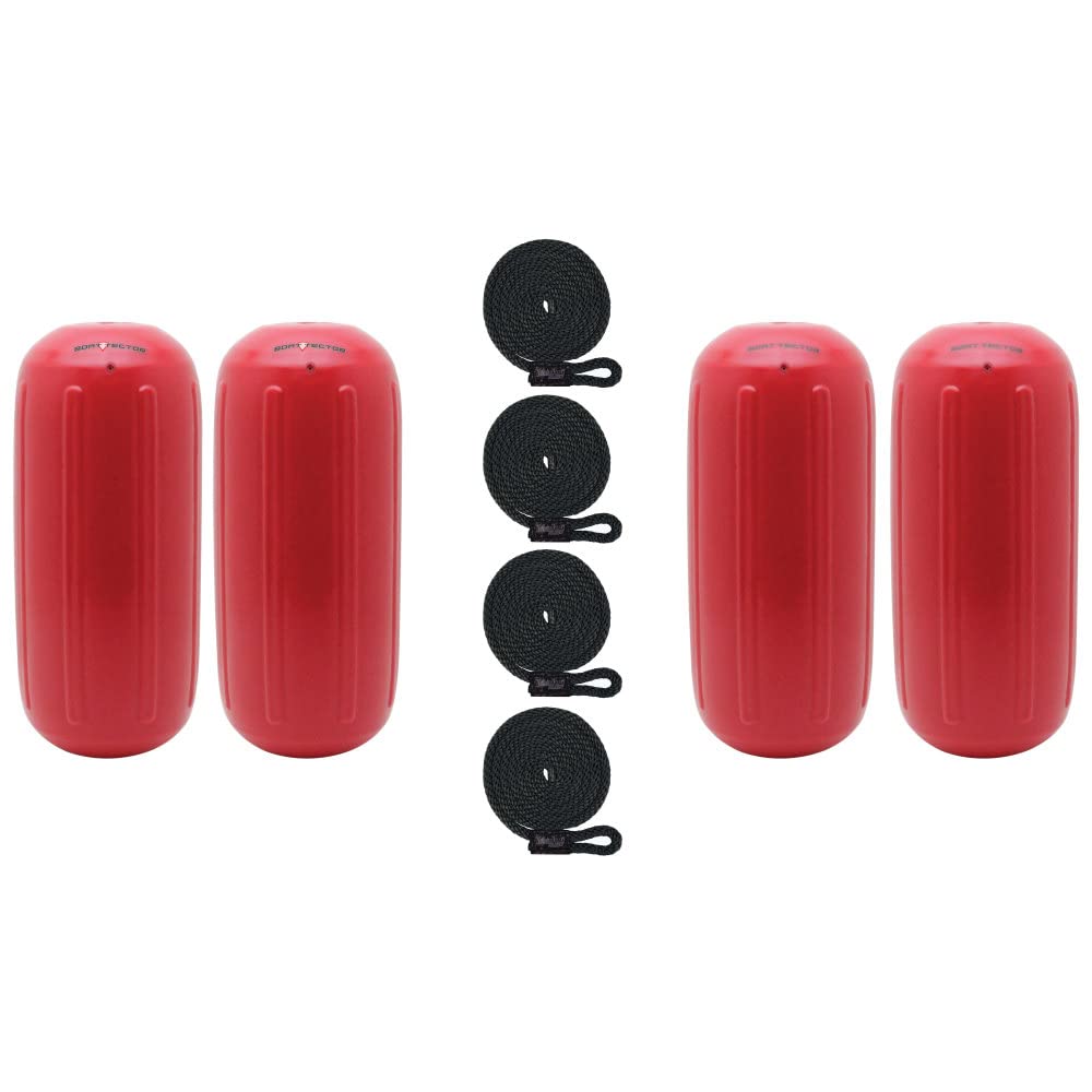 Extreme Max 3006.7462.4 BoatTector HTM Inflatable Fender Value 4-Pack - 6.5